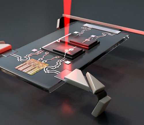 Laser-Controlled Microrobots Small Enough for Injections