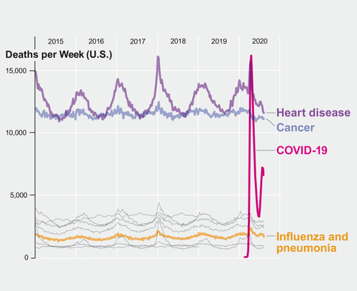 COVID-19 Is Now the Third Leading Cause of Death in the U.S.