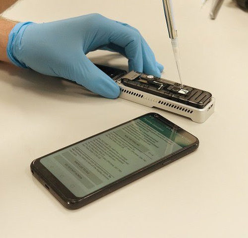 App analyses coronavirus genome on a smartphone