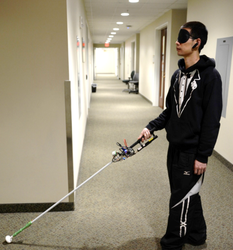 NIH-funded modern “white cane” brings navigation assistance to the 21st century