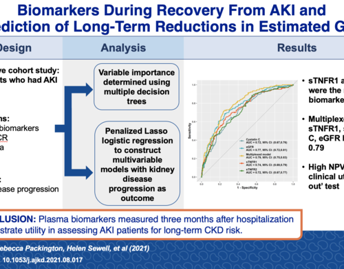 Plasma biomarkers predict long-term kidney function after acute kidney injury