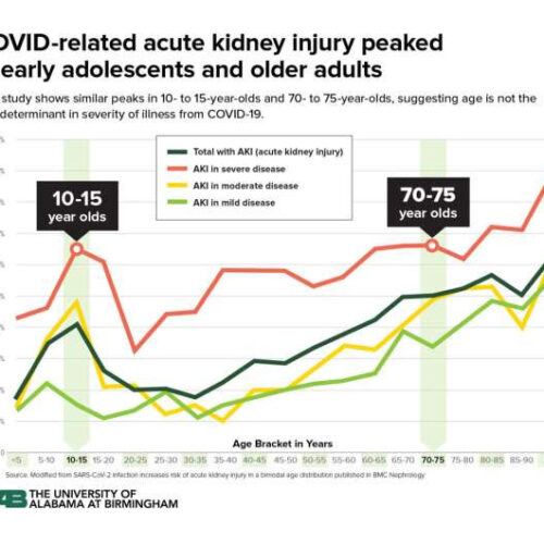 Similar rates of COVID-related acute kidney injury found in early adolescents and older adults