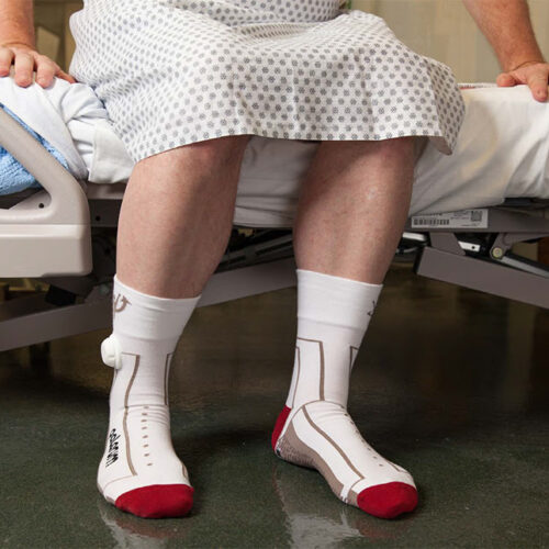 Smart Socks Help Prevent Falls Among At-Risk Patients