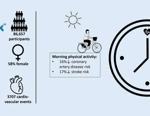 Morning physical activity is associated with the lowest risk of heart disease and stroke