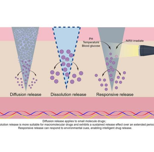 Promoting diabetic wounds healing using microneedles
